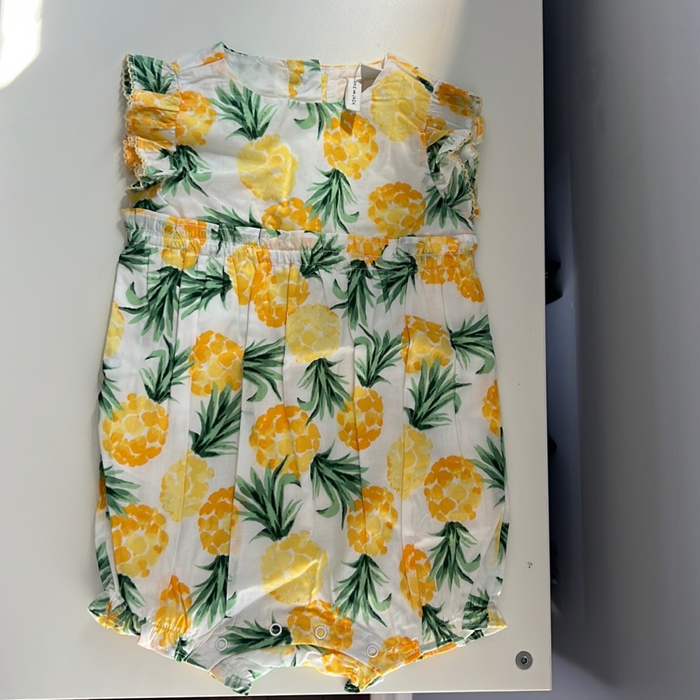 Janie and Jack Pineapple romper.